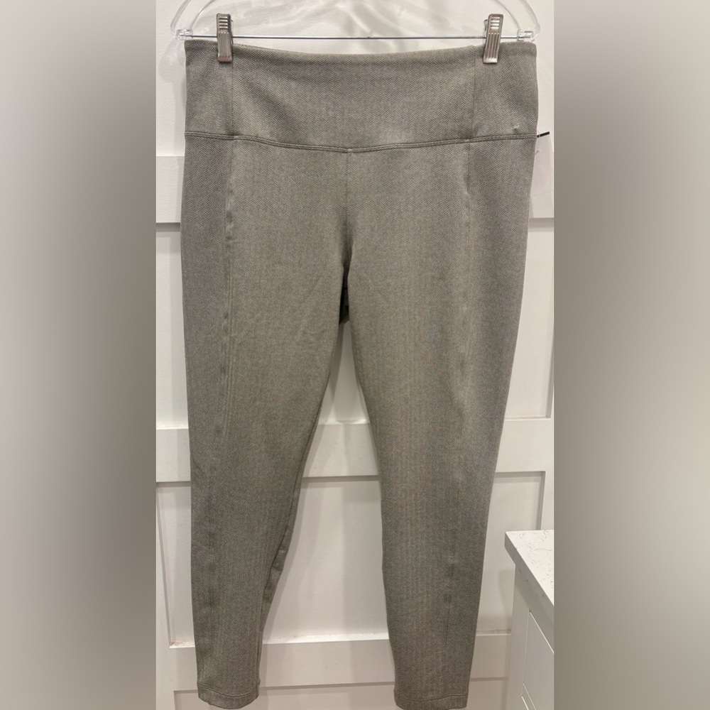 Athleta Delancey Herringbone Leggings in Asphalt Size L - Picture 3 of 9